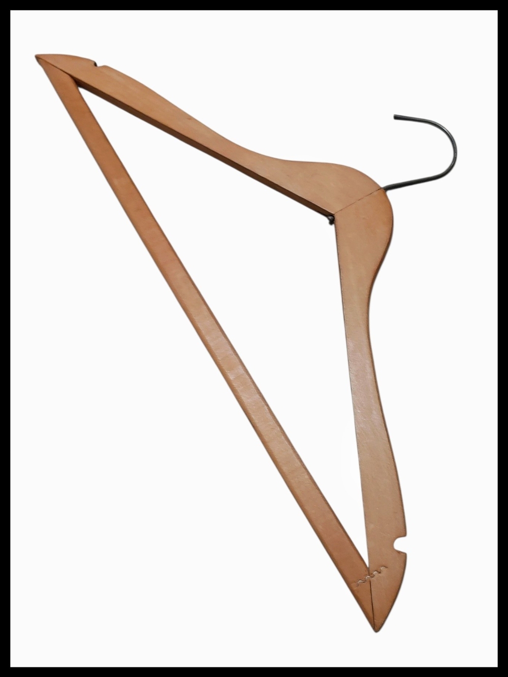 Vintage Wooden Hanger from Lord Baltimore Hotel Maryland MD 1940s - Picture 3 of 8